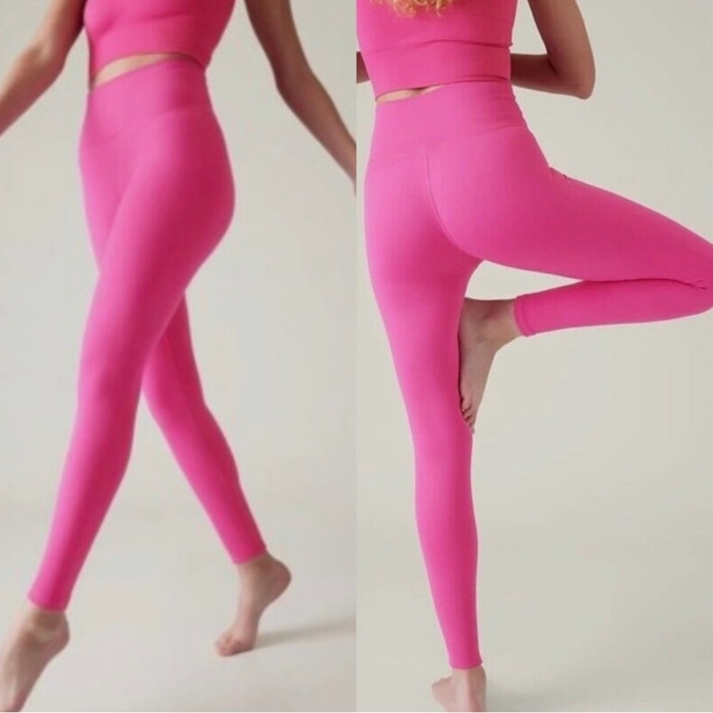 Athleta Pink Aurora Leggings